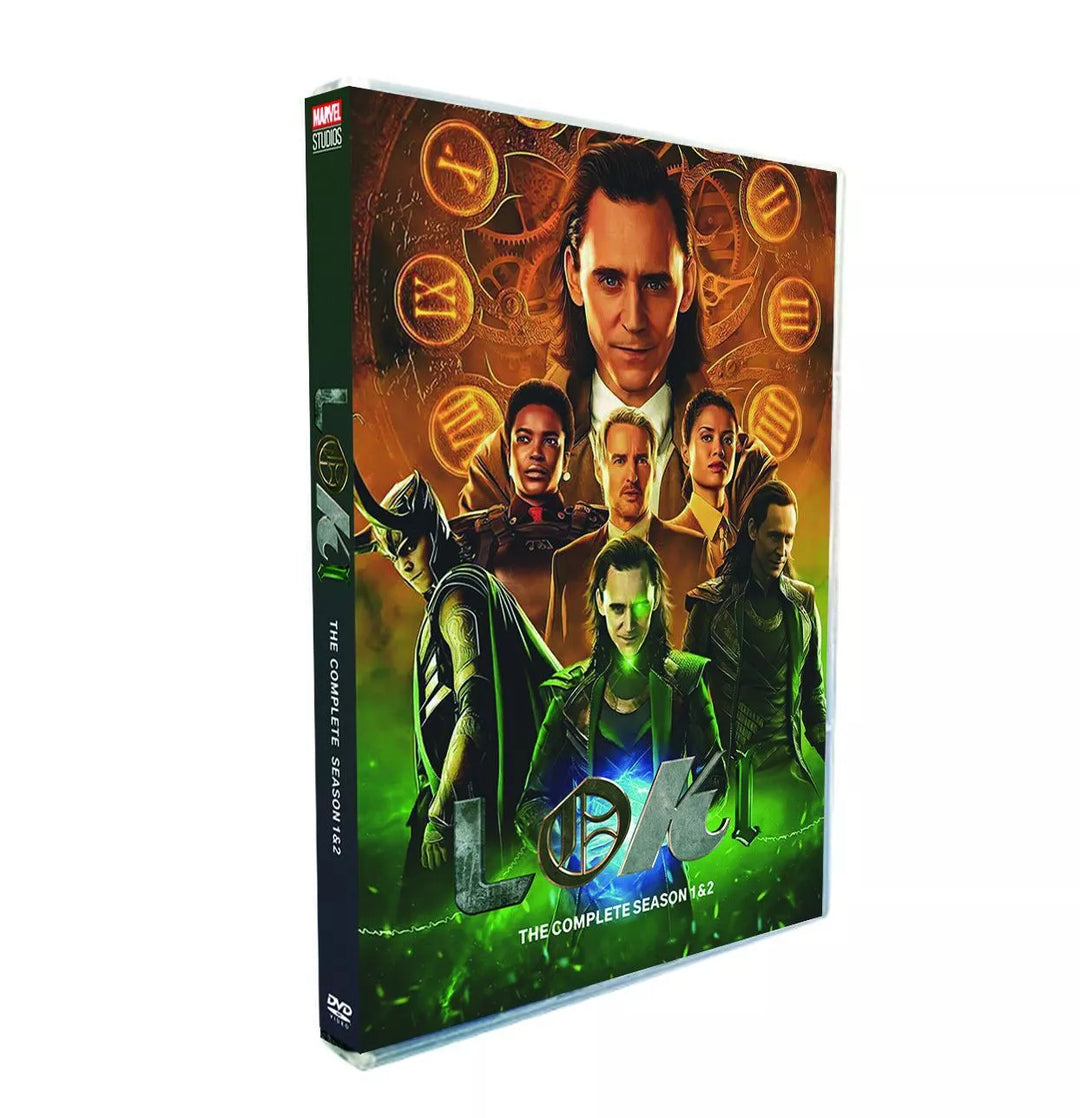 Loki Complete Series Seasons 1-2 (DVD), Marvel Studios, Action & Adventure