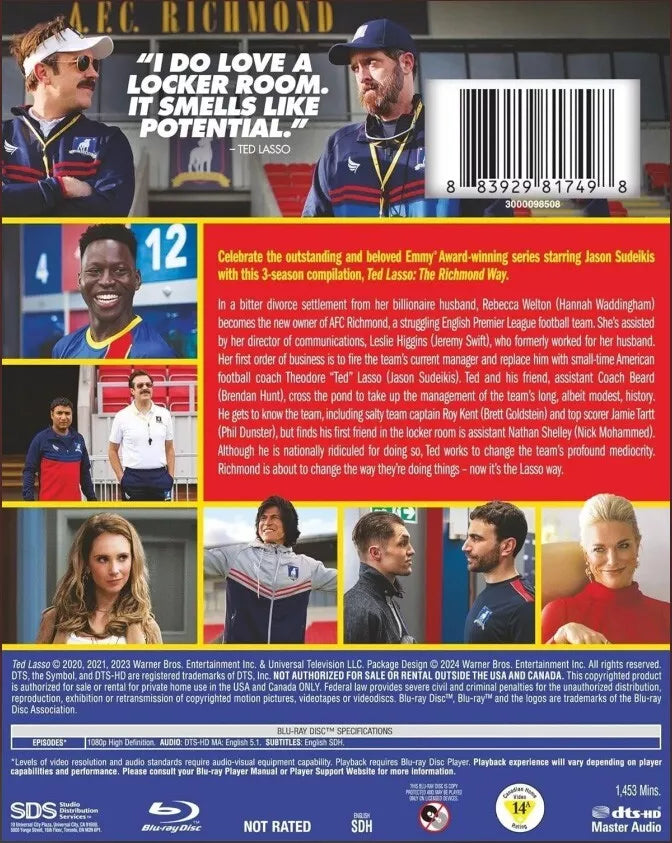 Ted Lasso Season 1-3 (DVD)